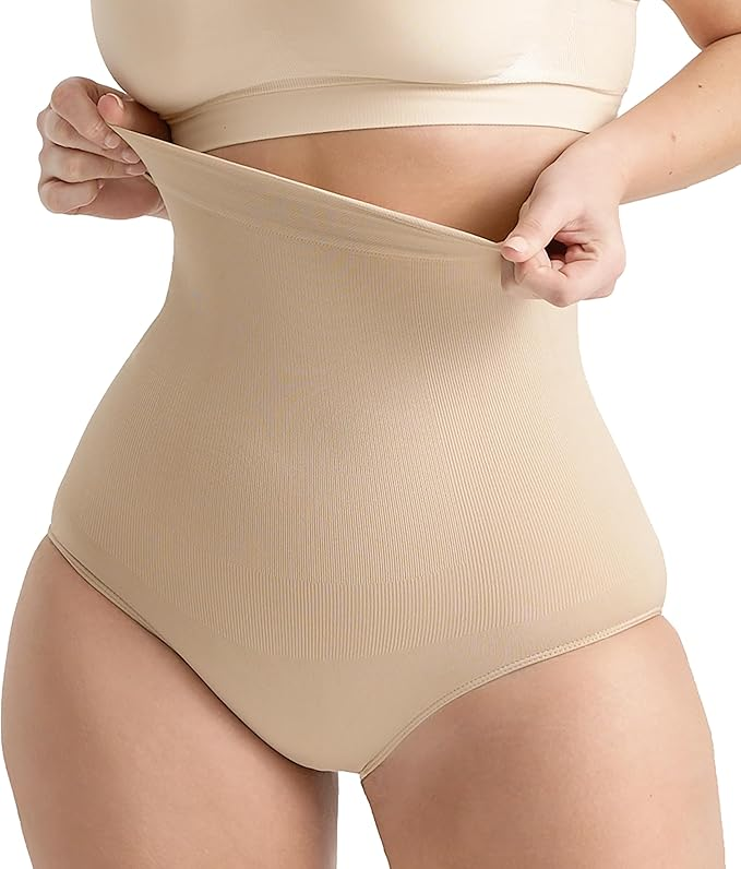 SHAPERMINT Seamless Shapewear Tummy Control Panty - Body Shaper Underwear for Women
