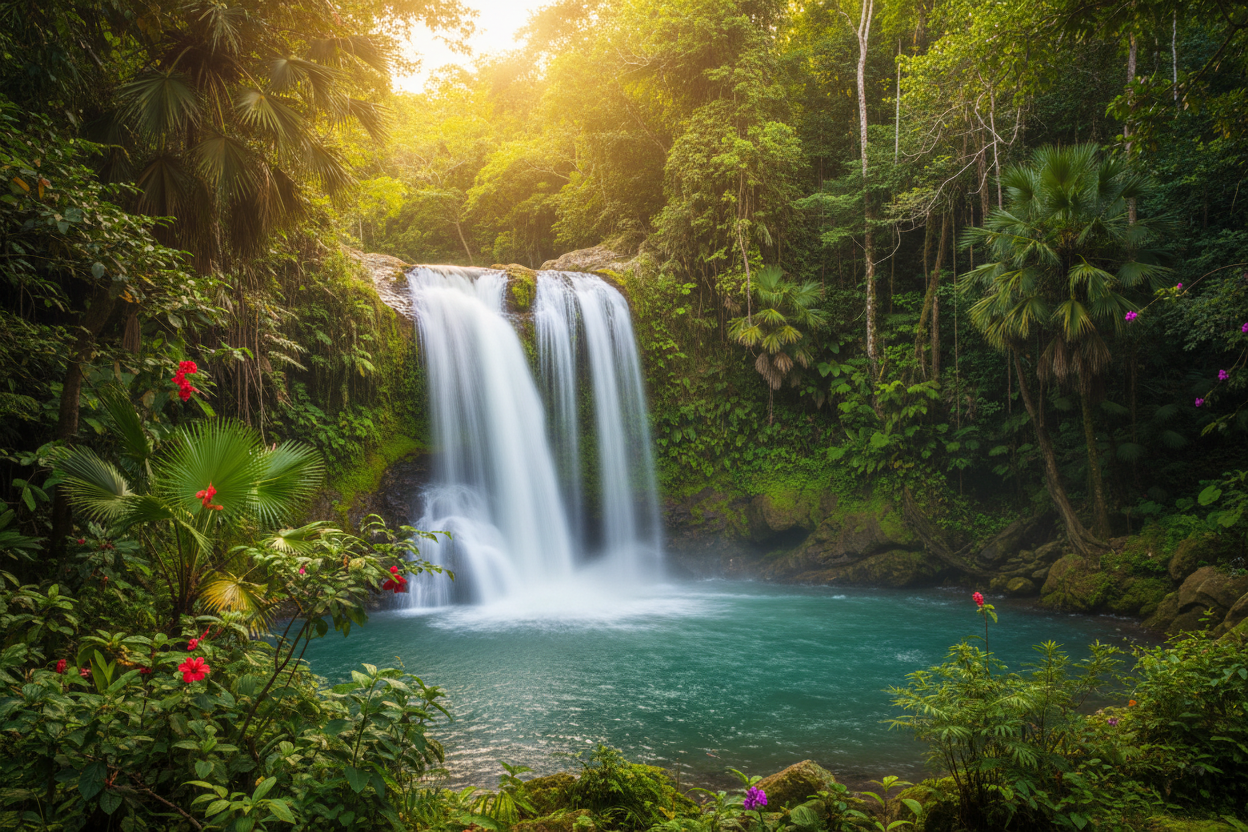 Puerto Rico Waterfall